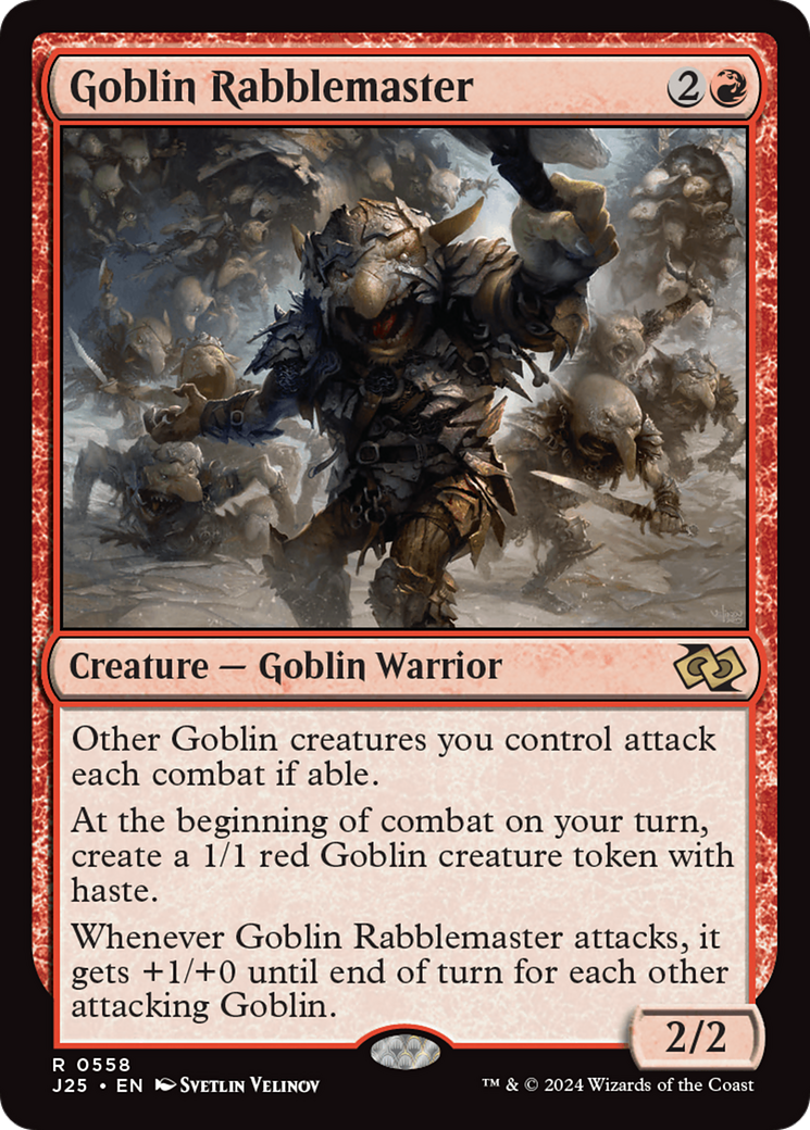 Goblin Rabblemaster [Foundations Jumpstart] | Local Legends