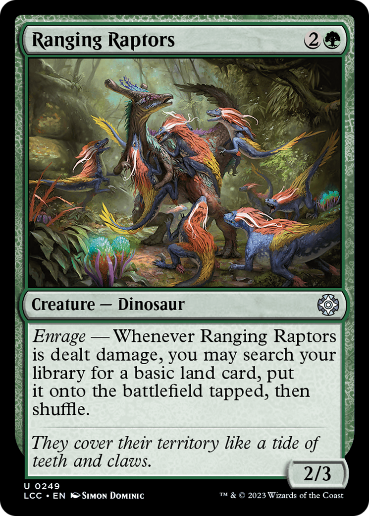 Ranging Raptors [The Lost Caverns of Ixalan Commander] | Local Legends