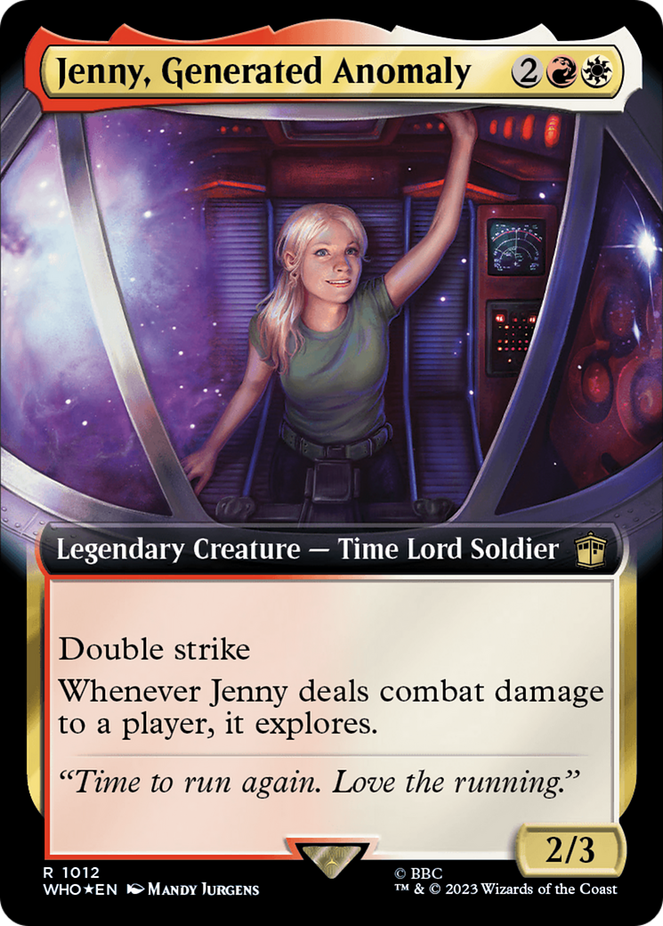 Jenny, Generated Anomaly (Extended Art) (Surge Foil) [Doctor Who] | Local Legends