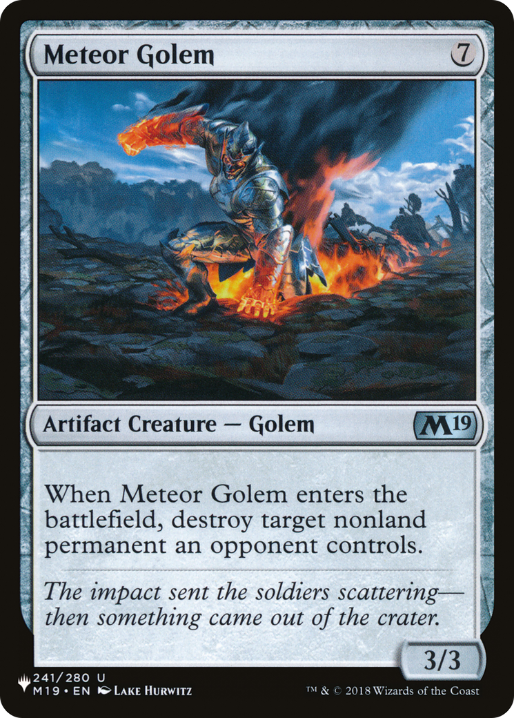 Meteor Golem [Secret Lair: From Cute to Brute] | Local Legends