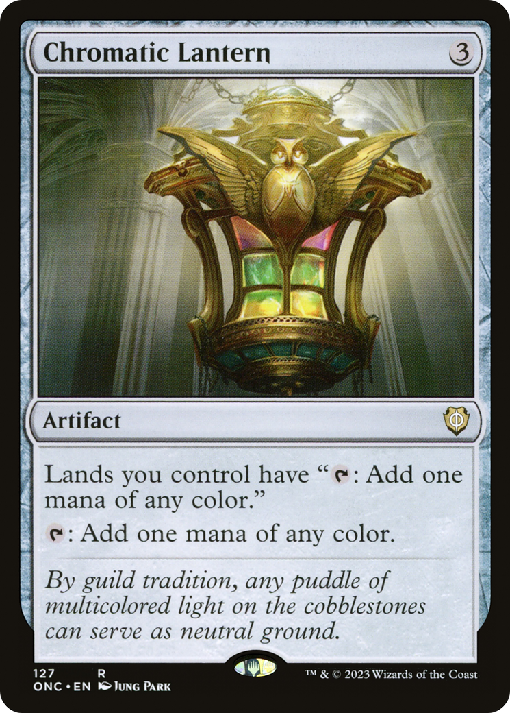 Chromatic Lantern [Phyrexia: All Will Be One Commander] | Golgari Games