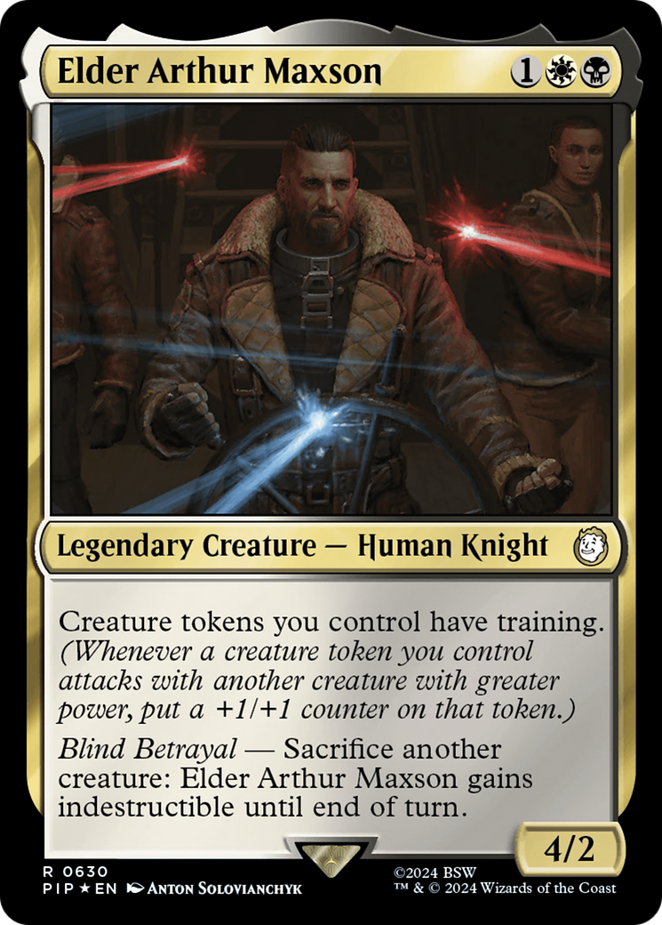 Elder Arthur Maxson (Surge Foil) [Fallout] | Local Legends
