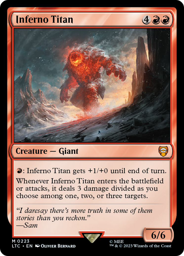 Inferno Titan [The Lord of the Rings: Tales of Middle-Earth Commander] | Local Legends