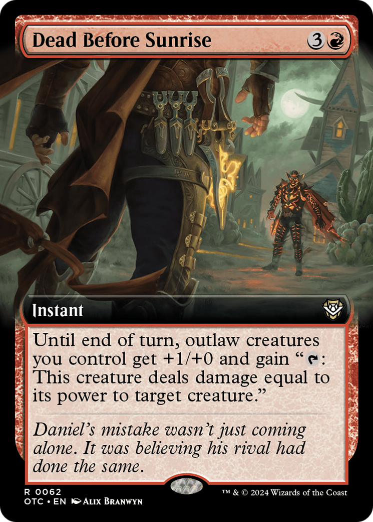 Dead Before Sunrise (Extended Art) [Outlaws of Thunder Junction Commander] | Local Legends