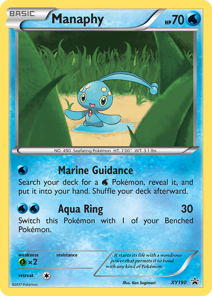 Manaphy (XY190) [XY: Black Star Promos] | Golgari Games