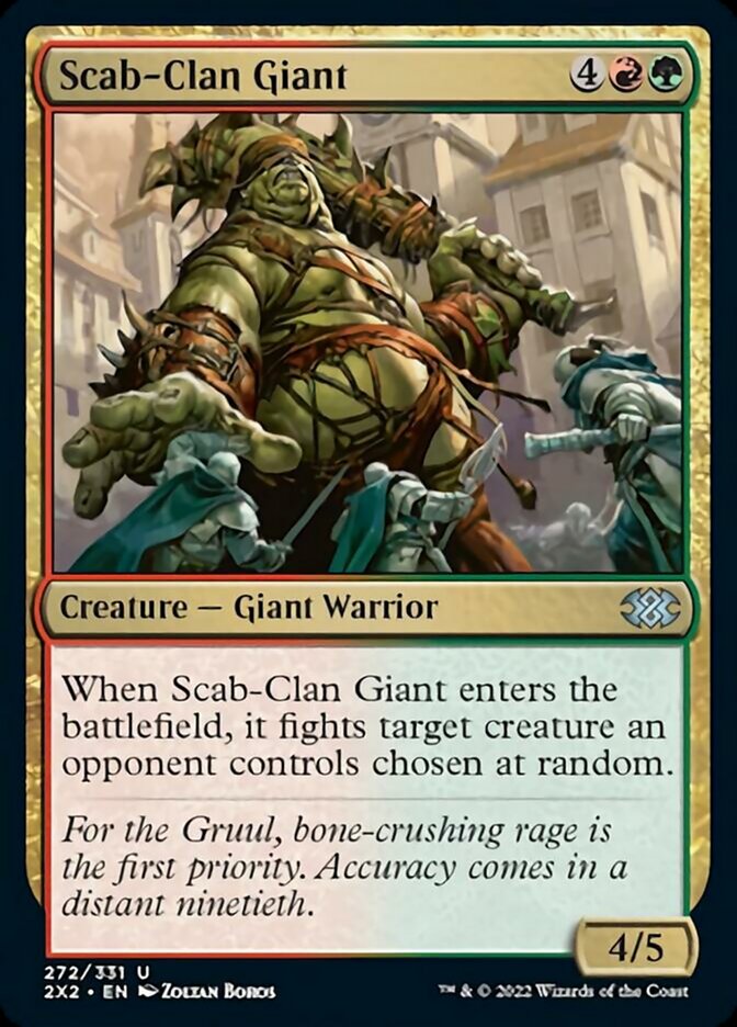 Scab-Clan Giant [Double Masters 2022] | Local Legends