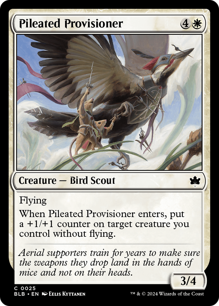 Pileated Provisioner [Bloomburrow] | Golgari Games