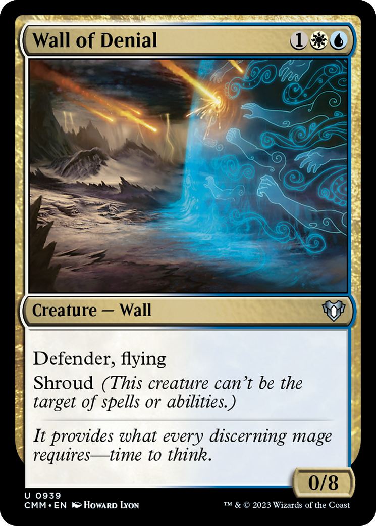 Wall of Denial [Commander Masters] | Golgari Games