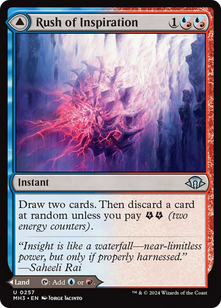 Rush of Inspiration // Crackling Falls [Modern Horizons 3] | Local Legends