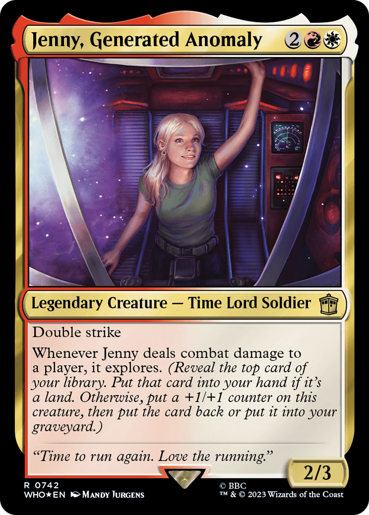Jenny, Generated Anomaly (Surge Foil) [Doctor Who] | Local Legends