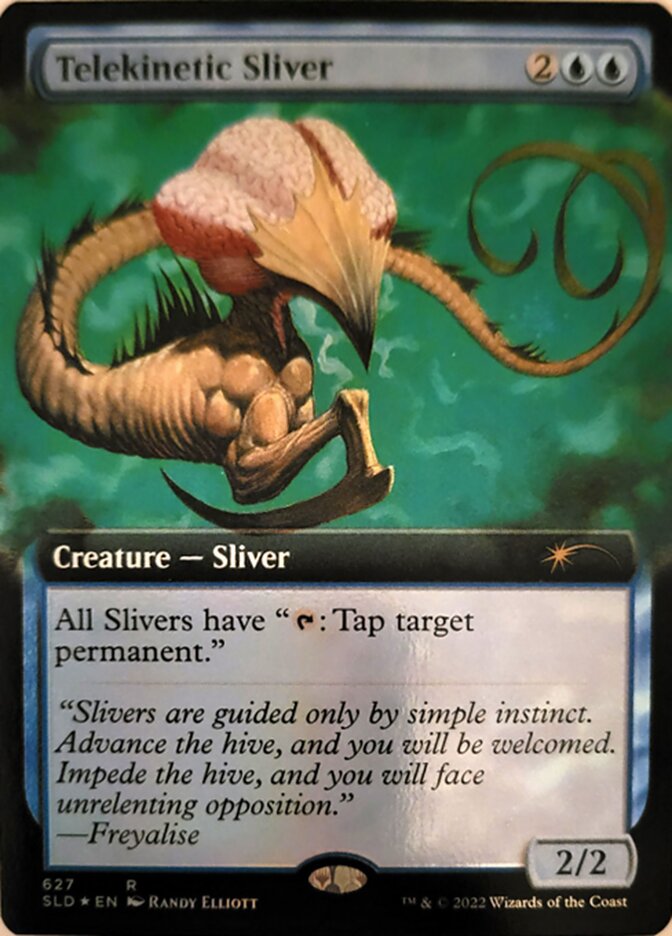 Telekinetic Sliver (Extended Art) [Secret Lair Drop Promos] | Golgari Games