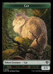 Eldrazi // Cat (0030) Double-Sided Token [Commander Masters Tokens] | Golgari Games