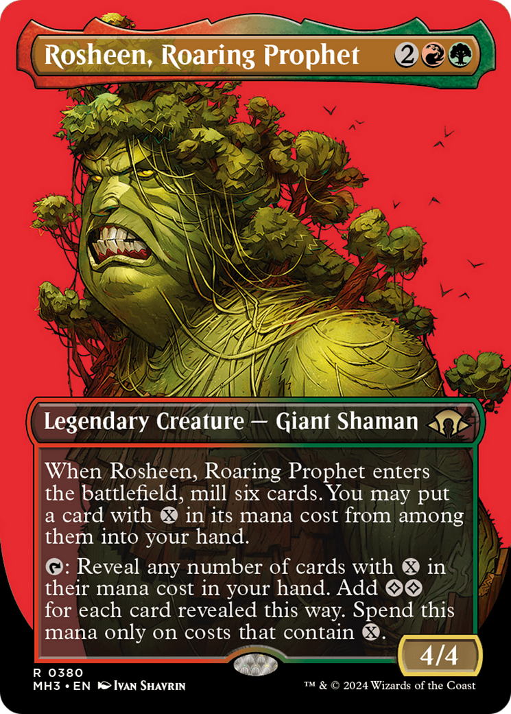 Rosheen, Roaring Prophet (Borderless) [Modern Horizons 3] | Local Legends