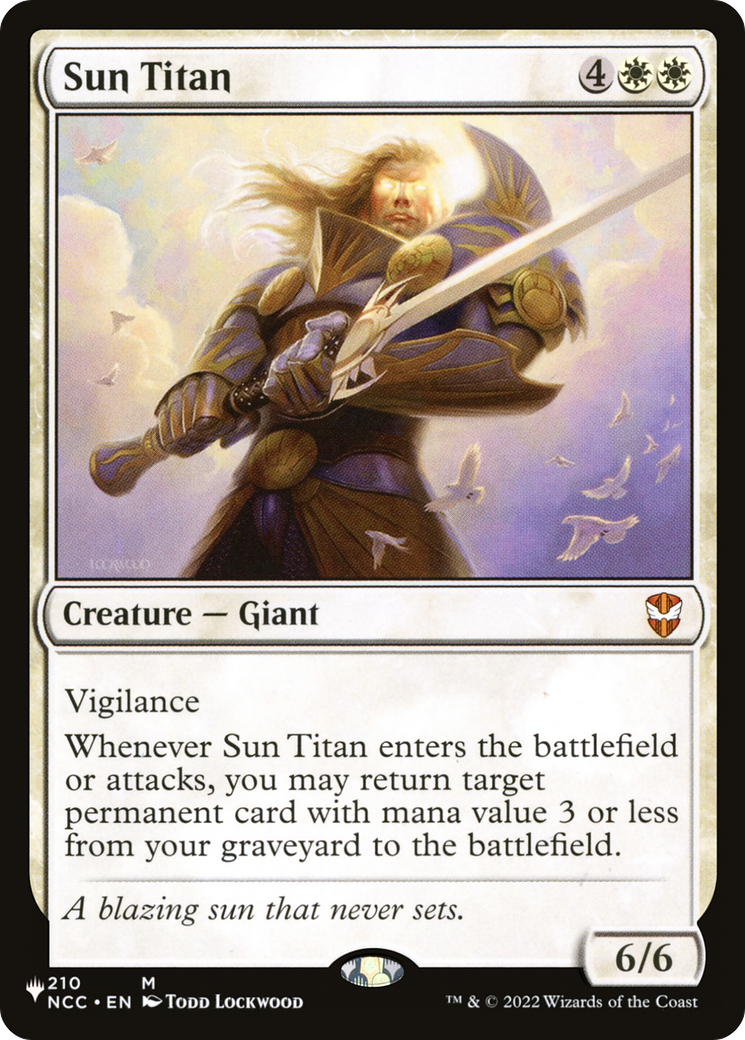 Sun Titan (NCC) [The List] | Local Legends