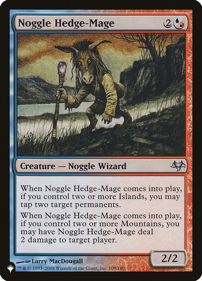 Noggle Hedge-Mage [The List] | Local Legends