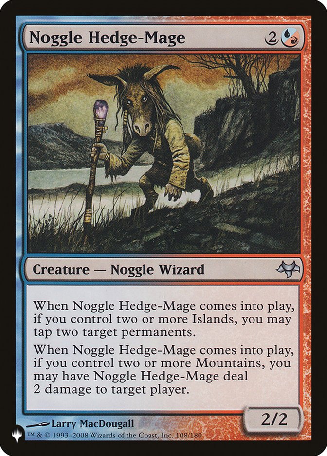 Noggle Hedge-Mage [The List] | Golgari Games