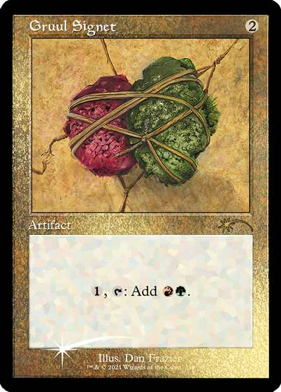 Gruul Signet (Retro) (Foil Etched) [Secret Lair Drop Series] | Local Legends