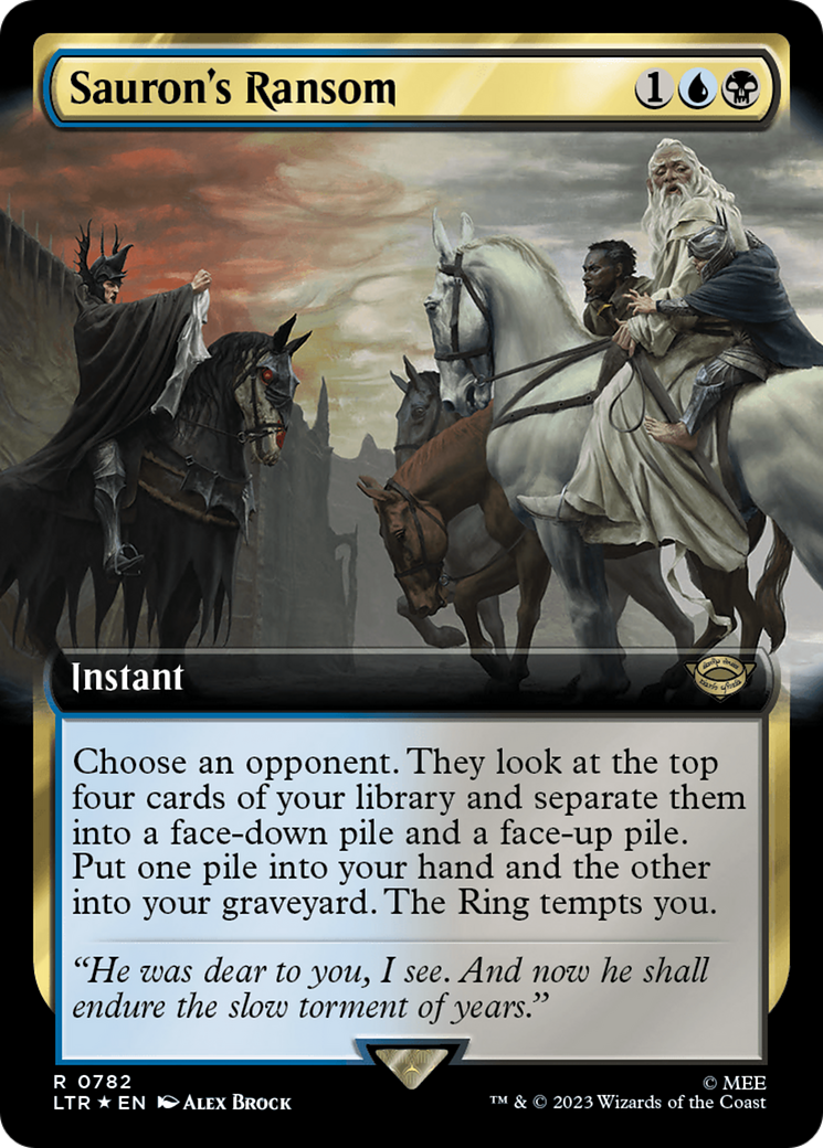 Sauron's Ransom (Extended Art) (Surge Foil) [The Lord of the Rings: Tales of Middle-Earth] | Local Legends