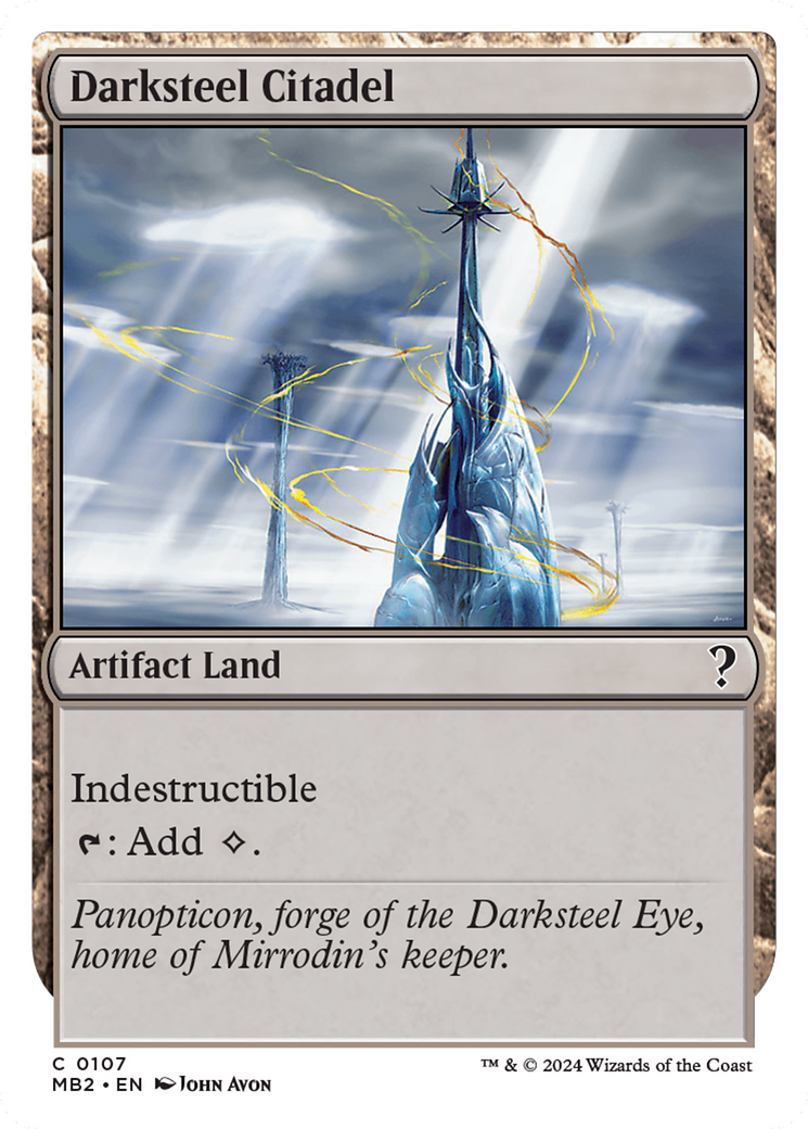 Darksteel Citadel (White Border) [Mystery Booster 2] | Local Legends