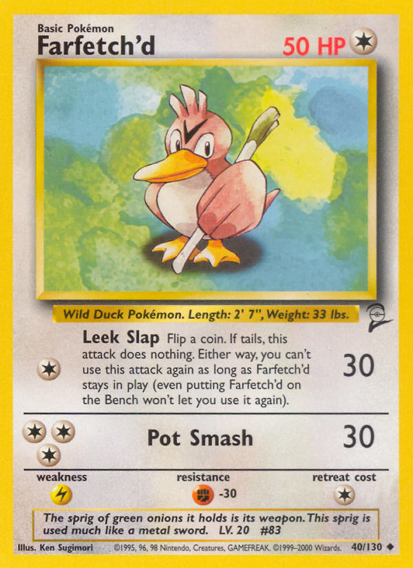 Farfetch'd (40/130) [Base Set 2] | Local Legends