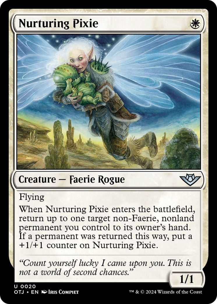 Nurturing Pixie [Outlaws of Thunder Junction] | Golgari Games