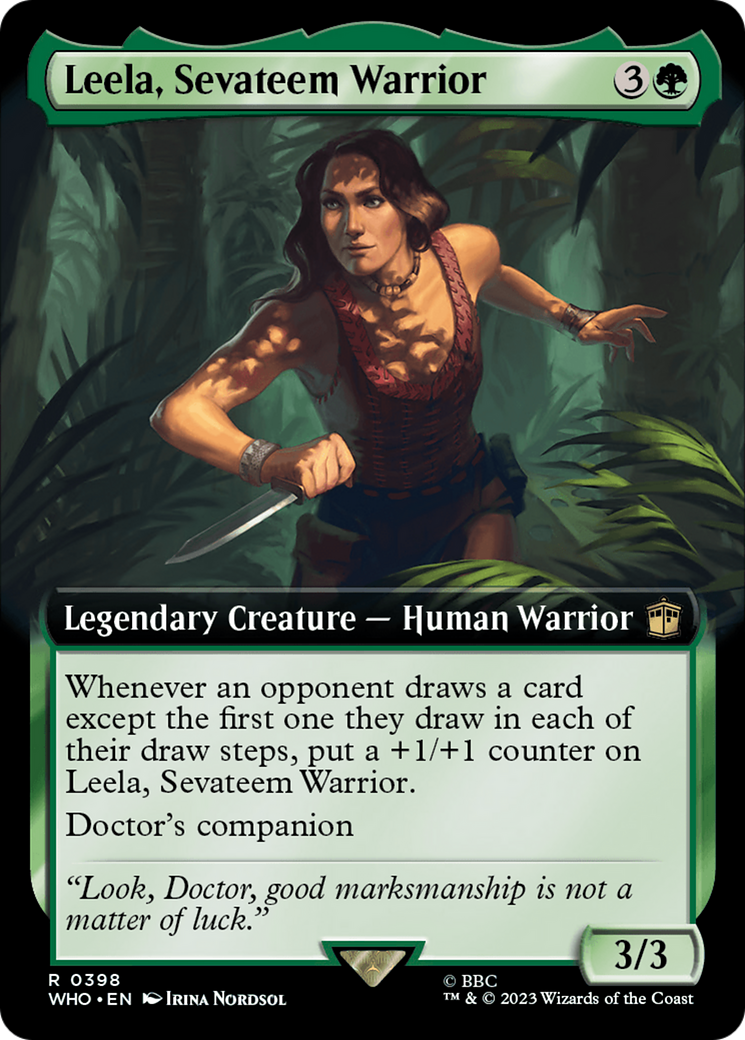 Leela, Sevateem Warrior (Extended Art) [Doctor Who] | Local Legends