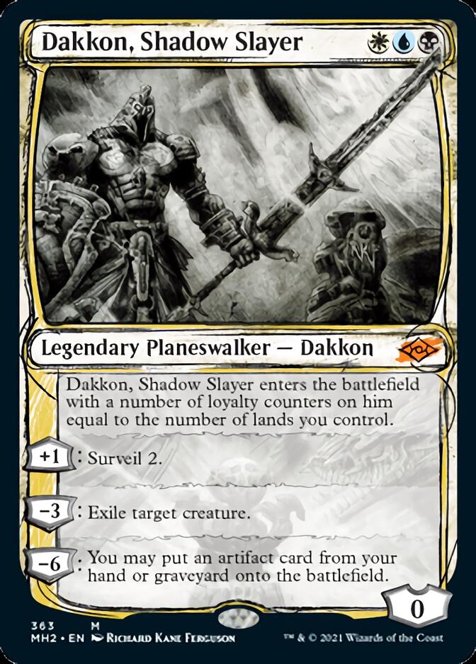 Dakkon, Shadow Slayer (Sketch) [Modern Horizons 2] | Golgari Games