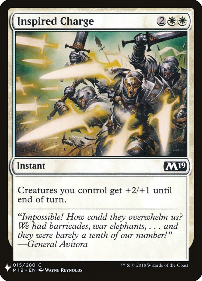 Inspired Charge [Mystery Booster] | Local Legends