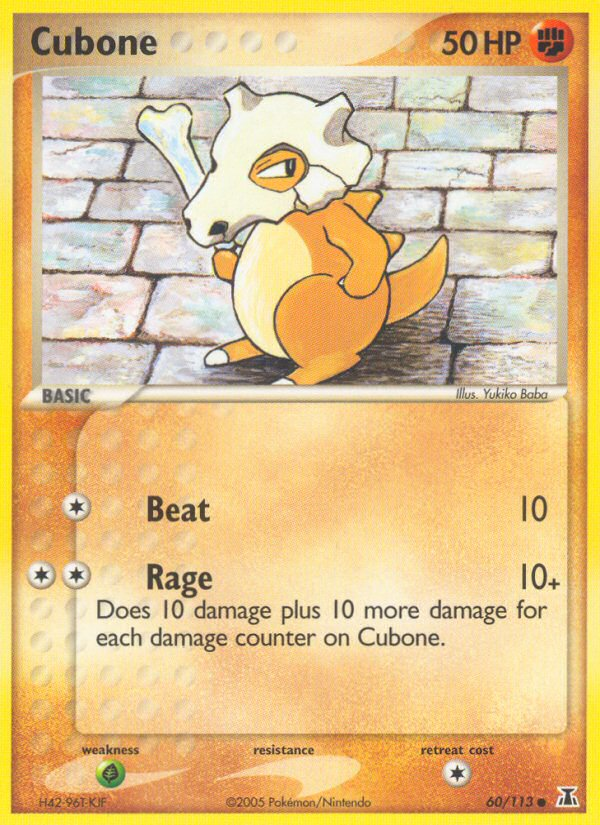 Cubone (60/113) [EX: Delta Species] | Local Legends