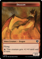 Thopter // Dragon (0020) Double-Sided Token [Commander Masters Tokens] | Local Legends