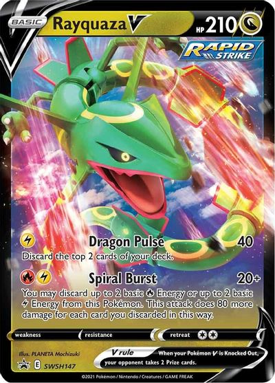 Rayquaza V (SWSH147) [Sword & Shield: Black Star Promos] | Local Legends