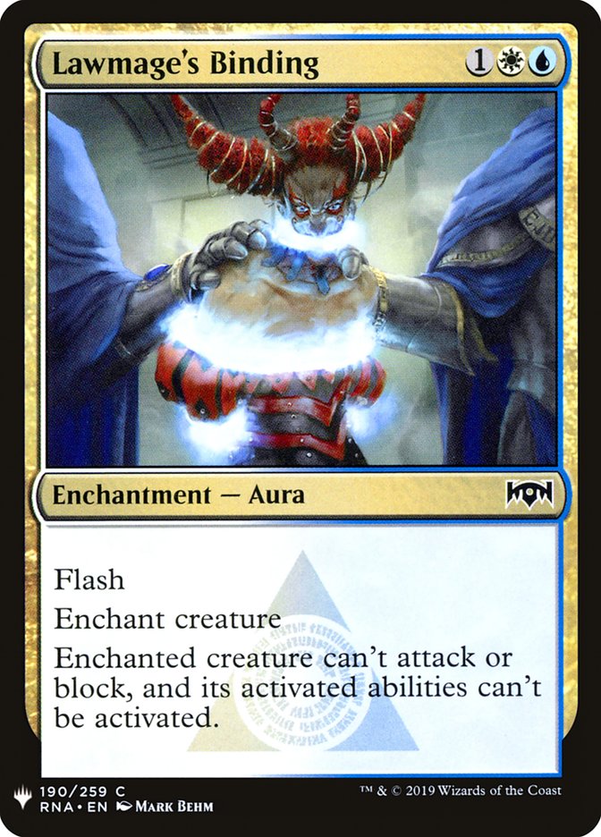 Lawmage's Binding [Mystery Booster] | Local Legends