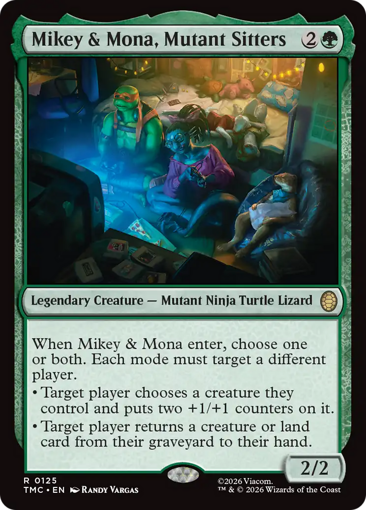 Mikey & Mona, Mutant Sitters [Teenage Mutant Ninja Turtles Commander] | Local Legends