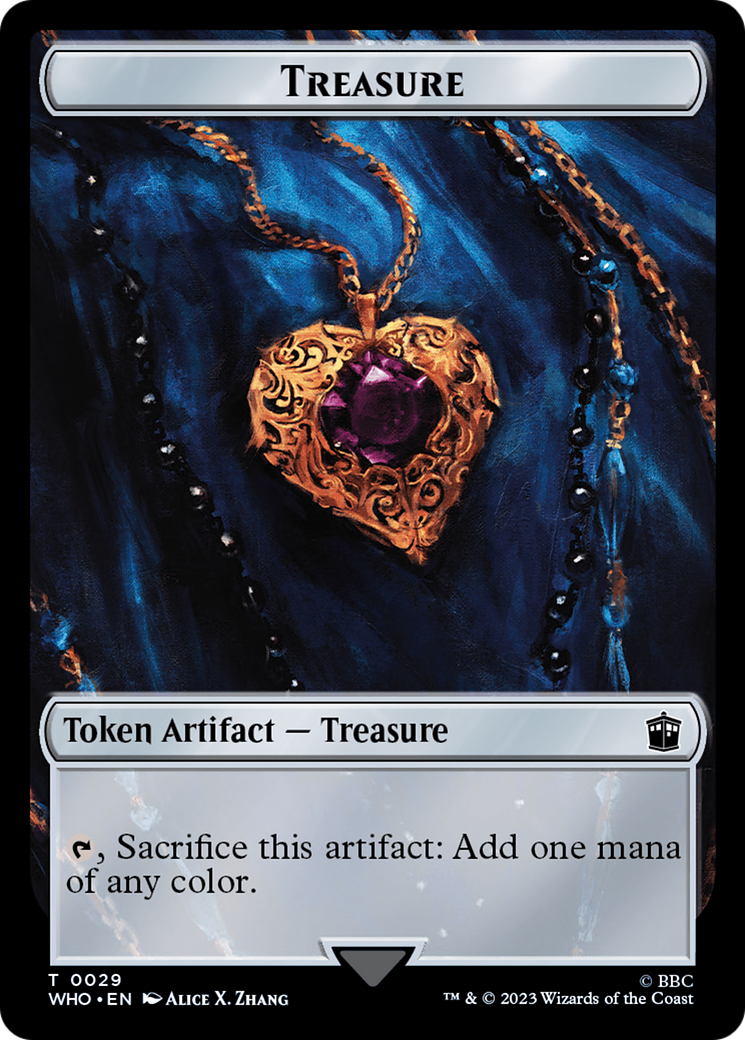 Copy // Treasure (0029) Double-Sided Token [Doctor Who Tokens] | Local Legends