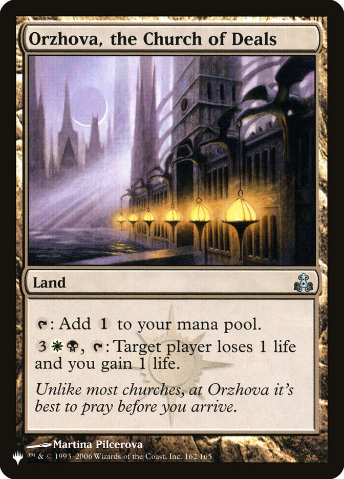 Orzhova, the Church of Deals [The List] | Local Legends