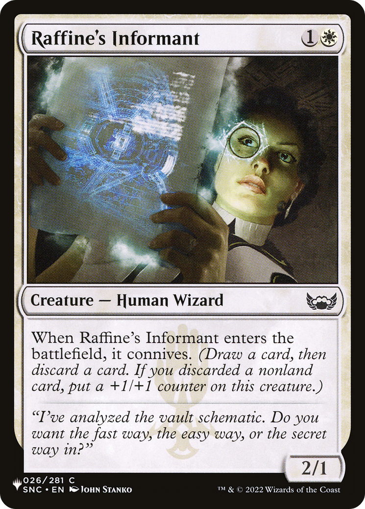 Raffine's Informant [The List] | Local Legends