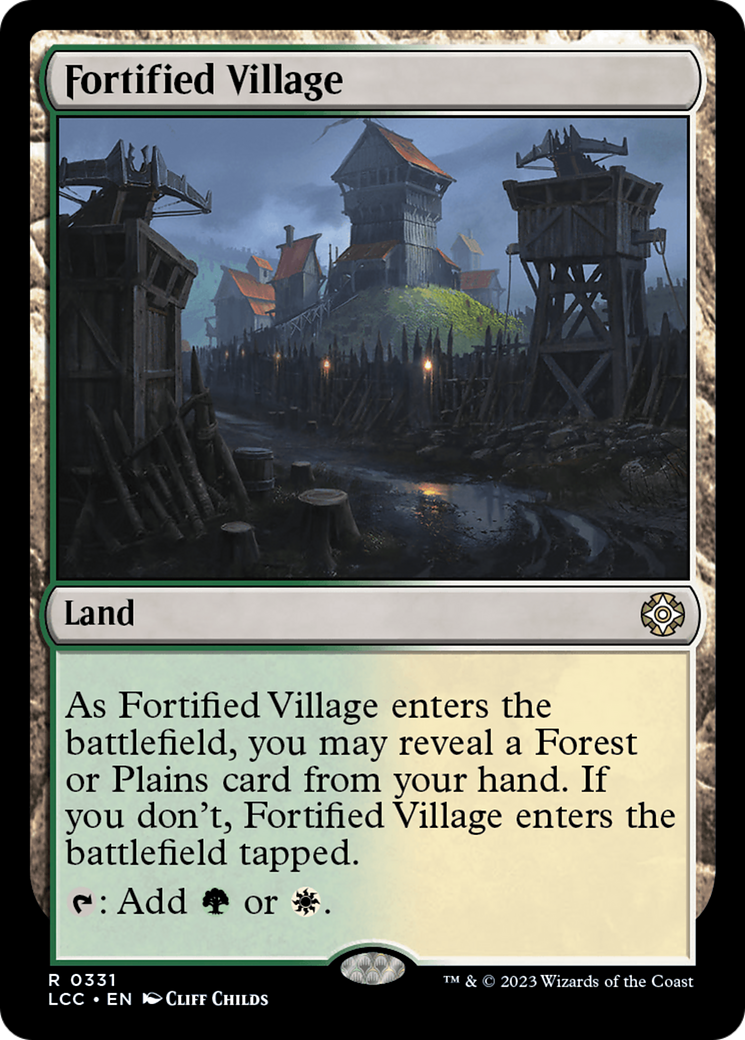 Fortified Village [The Lost Caverns of Ixalan Commander] | Local Legends