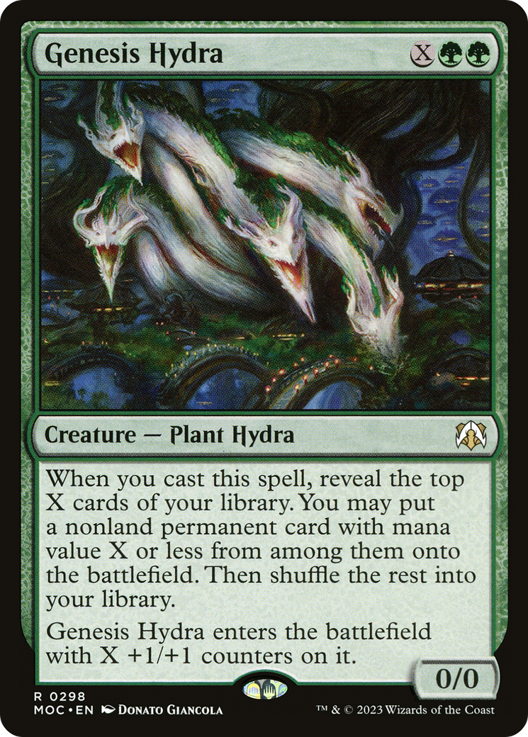 Genesis Hydra [March of the Machine Commander] | Golgari Games