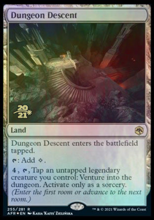Dungeon Descent [Dungeons & Dragons: Adventures in the Forgotten Realms Prerelease Promos] | Local Legends