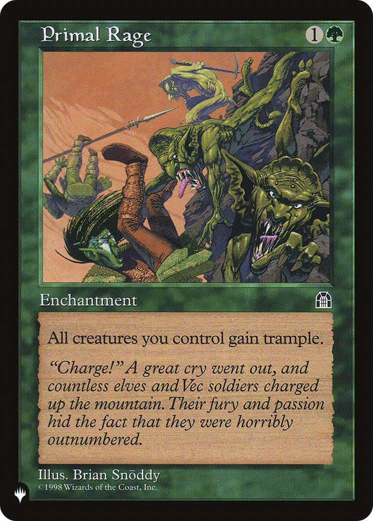 Primal Rage [The List] | Local Legends