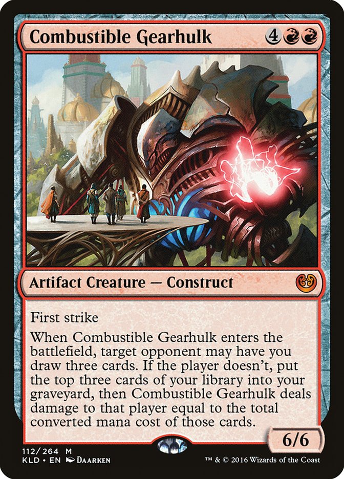 Combustible Gearhulk [Kaladesh] | Local Legends