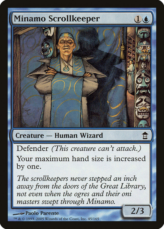 Minamo Scrollkeeper [Saviors of Kamigawa] | Local Legends