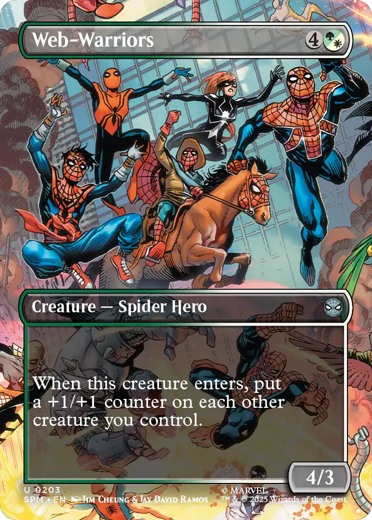 Web-Warriors (Borderless) [Marvel's Spider-Man] | Local Legends