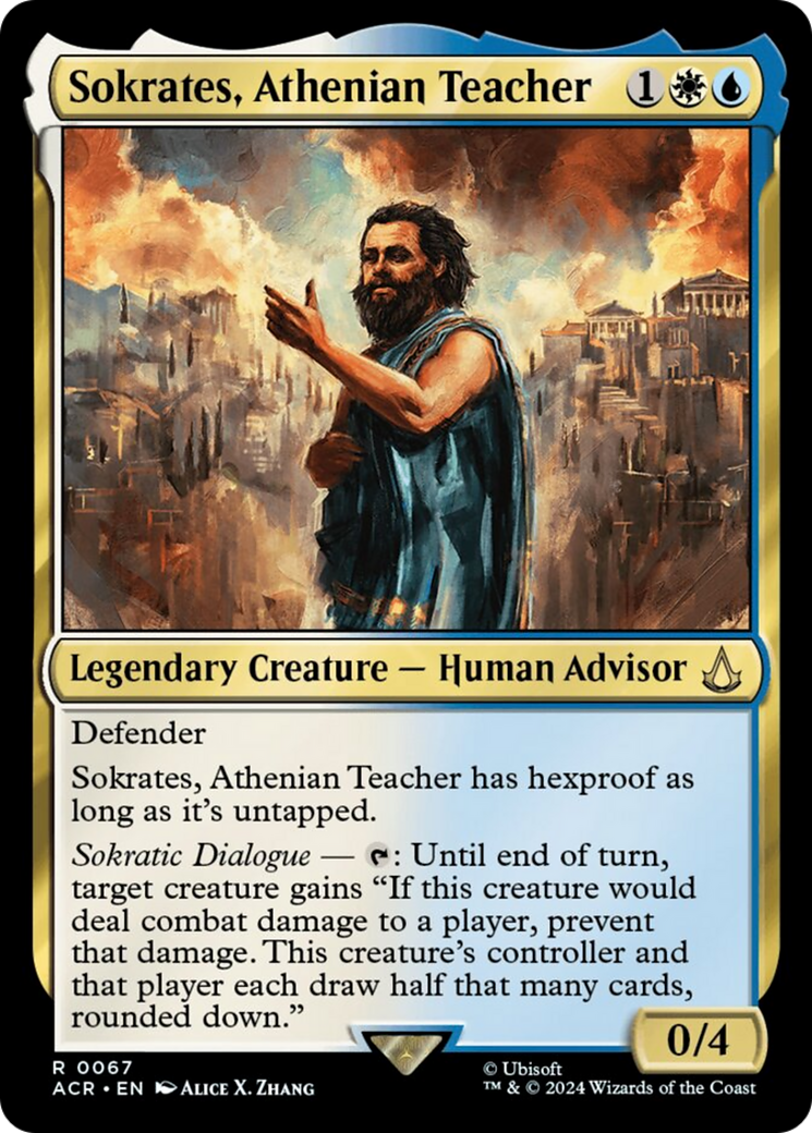 Sokrates, Athenian Teacher [Assassin's Creed] | Golgari Games