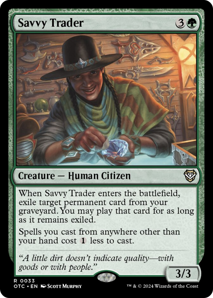 Savvy Trader [Outlaws of Thunder Junction Commander] | Local Legends