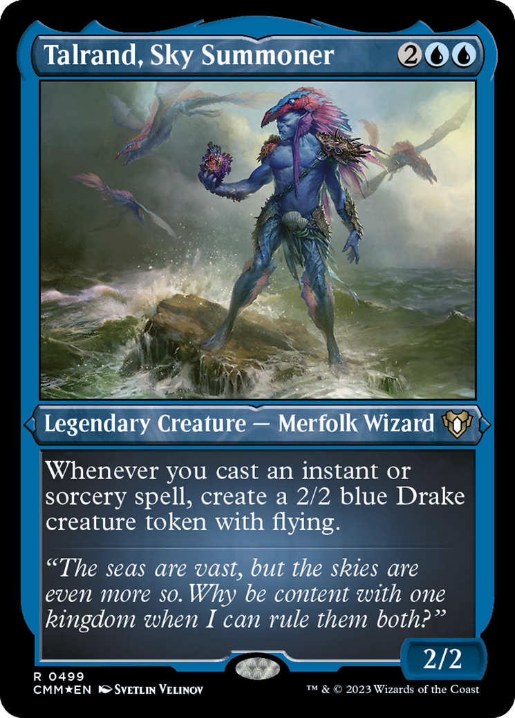 Talrand, Sky Summoner (Foil Etched) [Commander Masters] | Local Legends