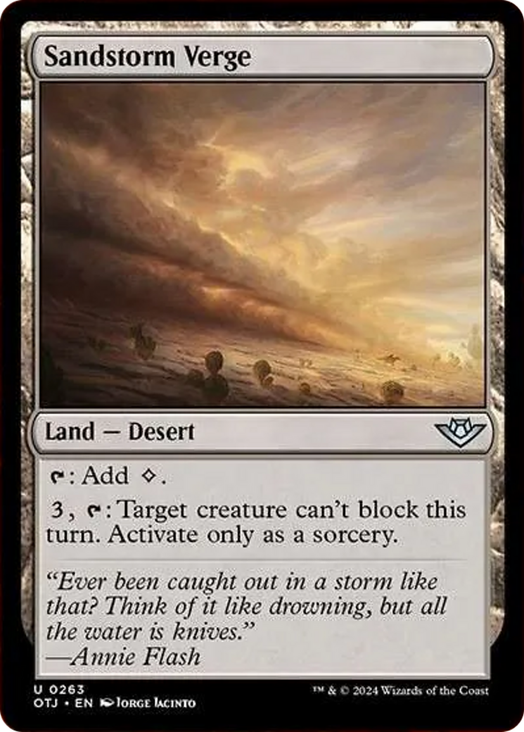 Sandstorm Verge [Outlaws of Thunder Junction] | Local Legends