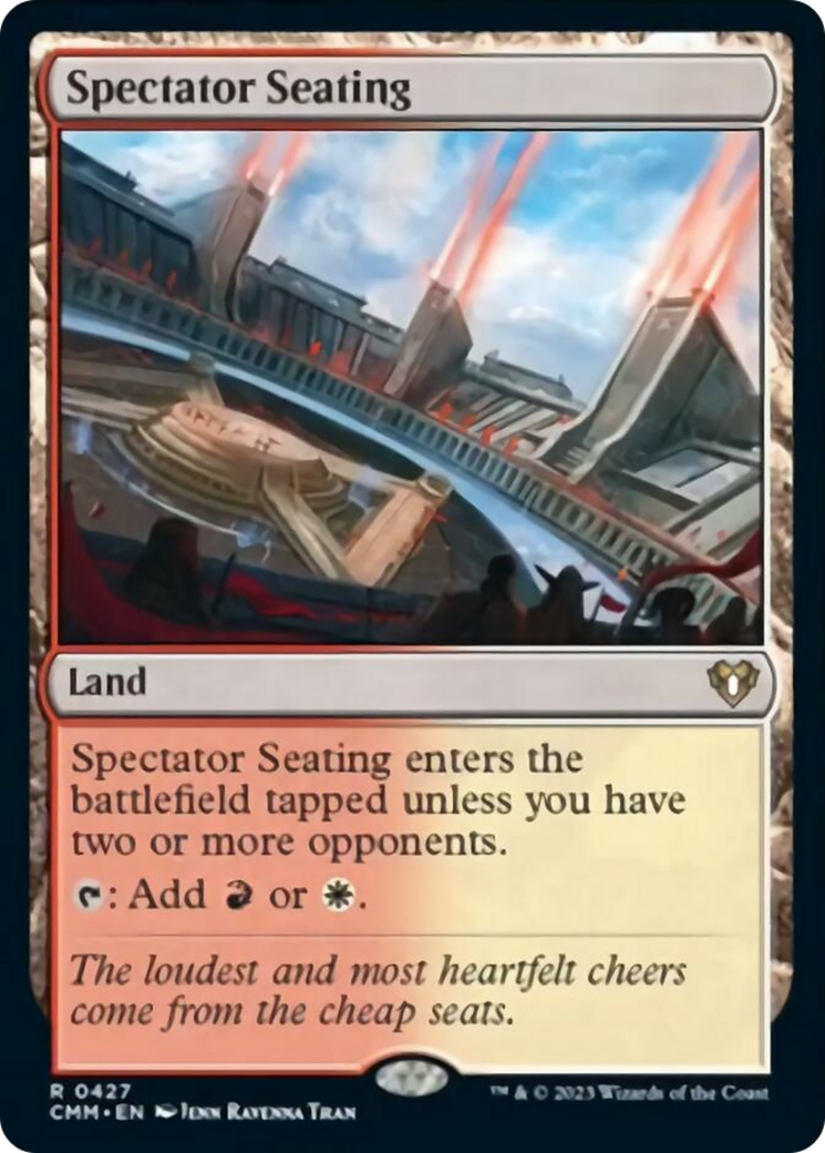 Spectator Seating [Commander Masters] | Local Legends