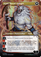 Ajani, Nacatl Pariah // Ajani, Nacatl Avenger (Borderless) (Textured Foil) [Modern Horizons 3] | Golgari Games