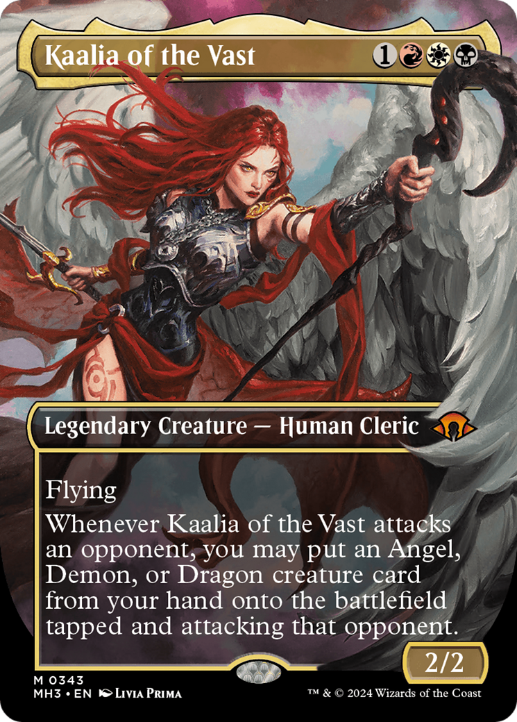 Kaalia of the Vast (Borderless) (0343) [Modern Horizons 3] | Local Legends